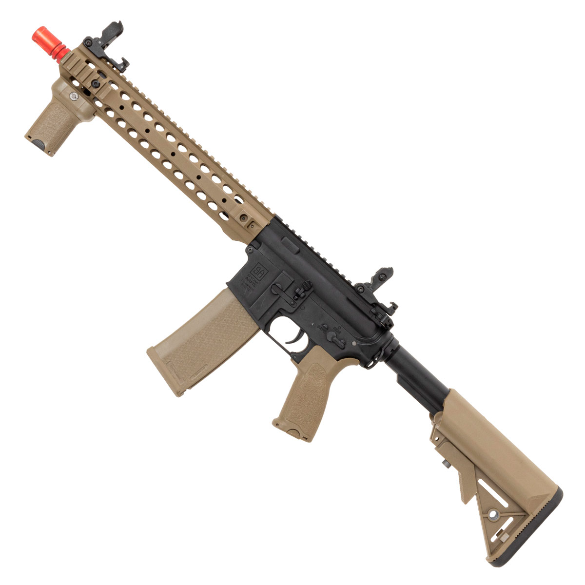 Rifle De Airsoft Aeg M4 Carbine Long Keymod Sa E09 Black Edge E Series Specna Arms 3845